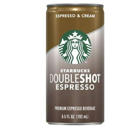 (8 Cans) Starbucks Doubleshot Espresso & Cream, 6.5 Fl (Best Starbucks Iced Coffee Order)
