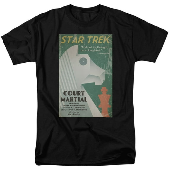 Star Trek Tos Episode 20 Adult 18/1 T-Shirt Black