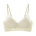 thumbnail image 2 of Ashirexll Bras for Women No Underwire, Plus Size Bras, Solid Color Push Up Bra Wireless Breathable Everyday, 2 of 3