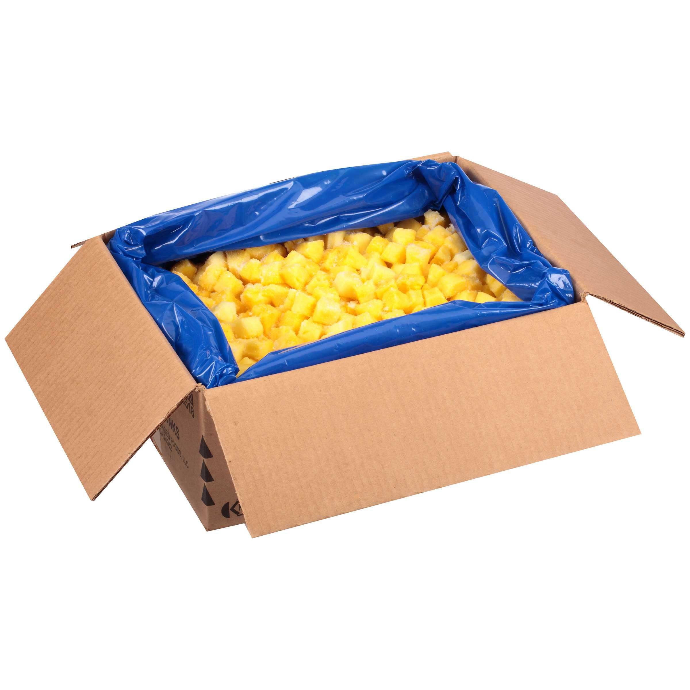 Dole Individual Quick Frozen Chunk Pineapple, 20 Pound - 1 each.
