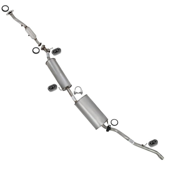 Northeastern Exhaust | Stainless Steel Complete Exhaust System Kit Fits 2003–2011 Honda Element 2.4L | Direct-Fit Replacement