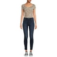 thumbnail image 3 of Time and Tru Women's High Rise Skinny Jeans, 3 of 6