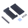 thumbnail image 4 of Carcasa de refrigeración pasiva de aleación de aluminio con base acrílica para Raspberry Pi con conector de pines rectos., 4 of 14