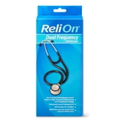 ReliOn Dual Frequency Stethoscope, Accurately Detect Heart and Respiratory Sounds, New, 0.5 lbs