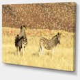 thumbnail image 2 of Paire de Zèbres dans le Désert du Namib - Impression sur Toile d'Animaux, 2 of 3