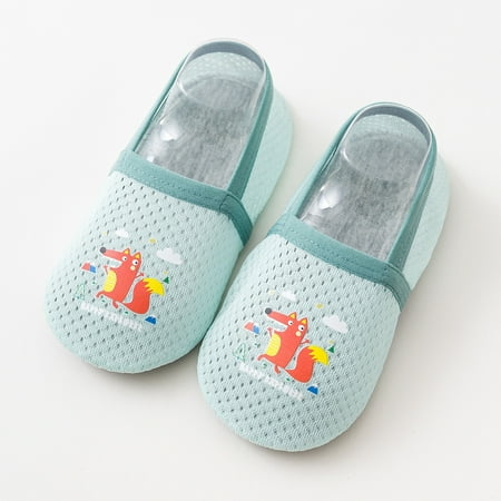 

Hunpta Toddler Shoes Animal Kids Boys Girls Socks Barefoot Aqua Shoes Socks Non Slip Floor Cartoon Mesh Infant Sneakers Shoes