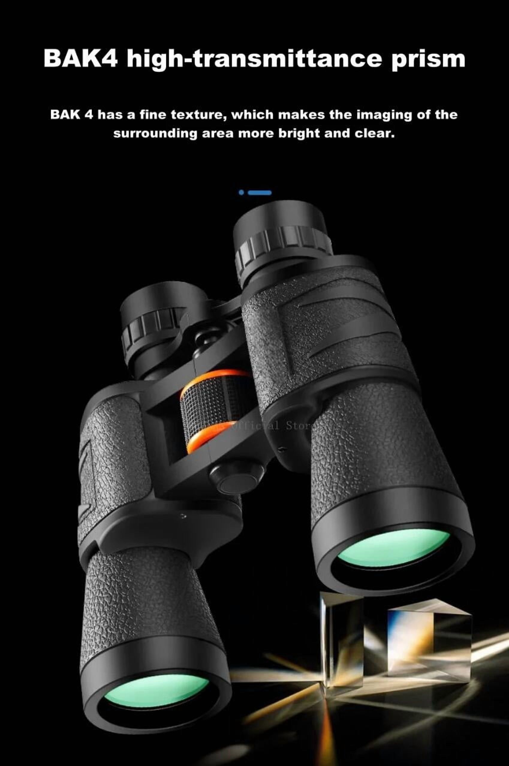 Powerful Telescope 20X50 Professional Binoculars Low Light BAK4-Prism Long Range Waterproof Hunting Camping Equipment