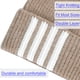 thumbnail image 3 of Gorro de punto para hombres, mujeres y niños, gorros de invierno, gorros clásicos cálidos para uso diario, gorro de lana a rayas simple, 3 of 6