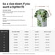thumbnail image 5 of Balery Watercolor Green Leaves Camisa Casual de Manga Corta con Botones para Hombre, Texturizada, Estilo Cubano, para Playa, Verano-Small, 5 of 5