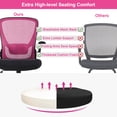 thumbnail image 2 of BestOffice Manager's Chair with Lumbar Support & Swivel, 250 lb. Capacity, Pink, 2 of 7