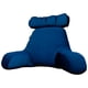 thumbnail image 1 of Cojín respaldo con cabecera y descansabrazos extra grande-aterciopelado-Espuma triturada de Poliuretano y Memory Foam triturada, 1 of 2