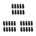 thumbnail image 3 of Wisewang 10 Pieces Bike Tire Caps Tyre Accessory Dustproof Cover Parts Valve Shell Solid Color Rim Stem Covers for Replacement Black 3Set, 3 of 6