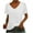 White, variant on Staron Summer T Shirts for Women V Neck Short Sleeve Loose Casual Solid Color Blouse Tunic Beach Vacation Party Top, Yellow L
