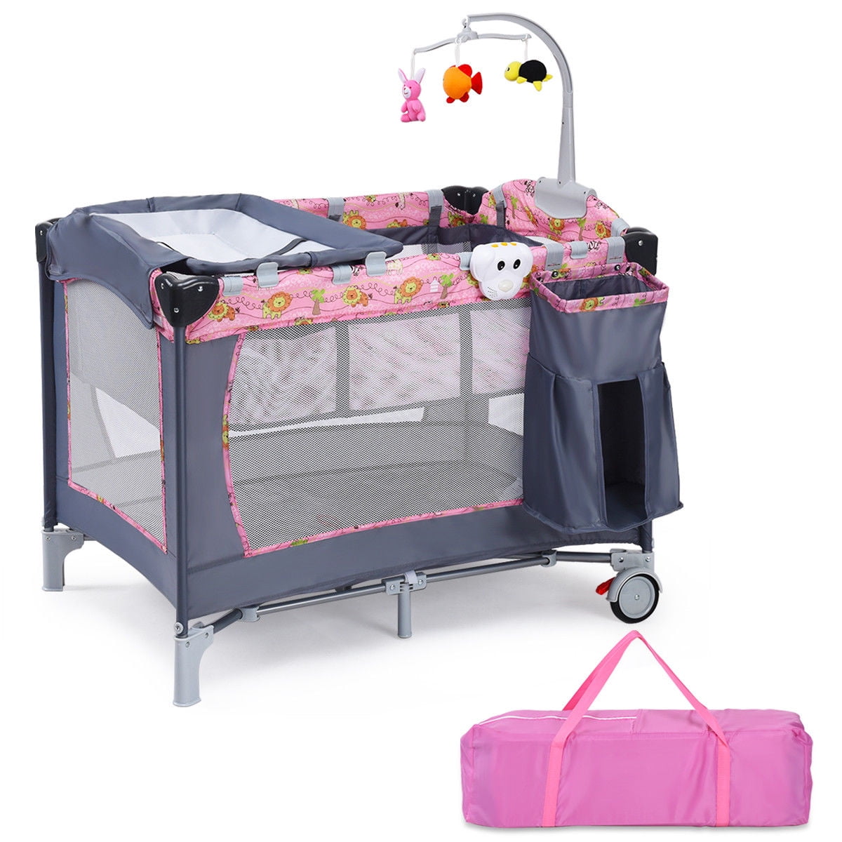 Baby Trend Lil Snooze Deluxe II Nursery Center Playard with Bassinet and  Travel Bag for Girls and Boys - Twinkle Twinkle Little Moon - Walmart.com