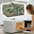 thumbnail image 3 of FOR U DESIGNS Pumpkin Floral Pattern Microwave Oven Cover Foldable Machine Protector Decorative Dustproof Protections for Toaster Oven Home Decoration Accessories-S, 3 of 8