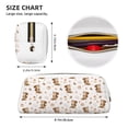 thumbnail image 3 of Uemuo Fall Squirrel Printed Leather Pencil Case, Pencil Pouch, Portable Pencil Bag, Pen Case for& Office, 3 of 7