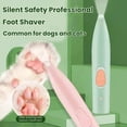 thumbnail image 2 of Koiauber Dog Paw Trimmer with LED Light Low Cat Paw Hair Trimmer Electric Pet Grooming Clippers for Dogs Cats Paw Hair Trimming Safety, 2 of 8