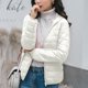 thumbnail image 4 of Parkas de manga larga para mujer, chaqueta acolchada de manga larga con capucha y cremallera, abrigo de plumón acolchado, tops de invierno con bolsillos, abrigo para mujer, 4 of 8