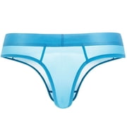 JOCKMAIL Sexy Ice Silk Men bikini underwear Men's briefs Lace Panties