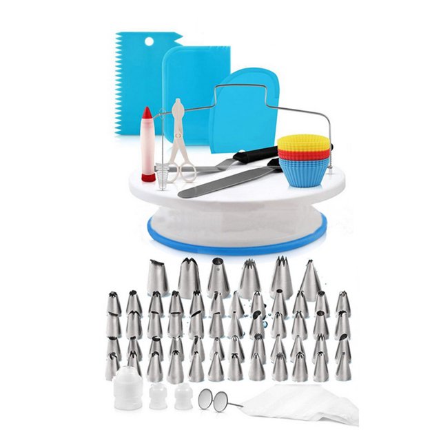 Kit para hornear Irfora Kit de decoración de pasteles de 106 piezas, suministros para hornear para principiantes, cocina casera adecuada Irfora Kit para hornear