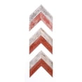 thumbnail image 2 of BarnwoodUSA Rustic Farmhouse Reclaimed Rustic Red Decorative Double Chevron Wood Arrows (Set of 3), 2 of 3