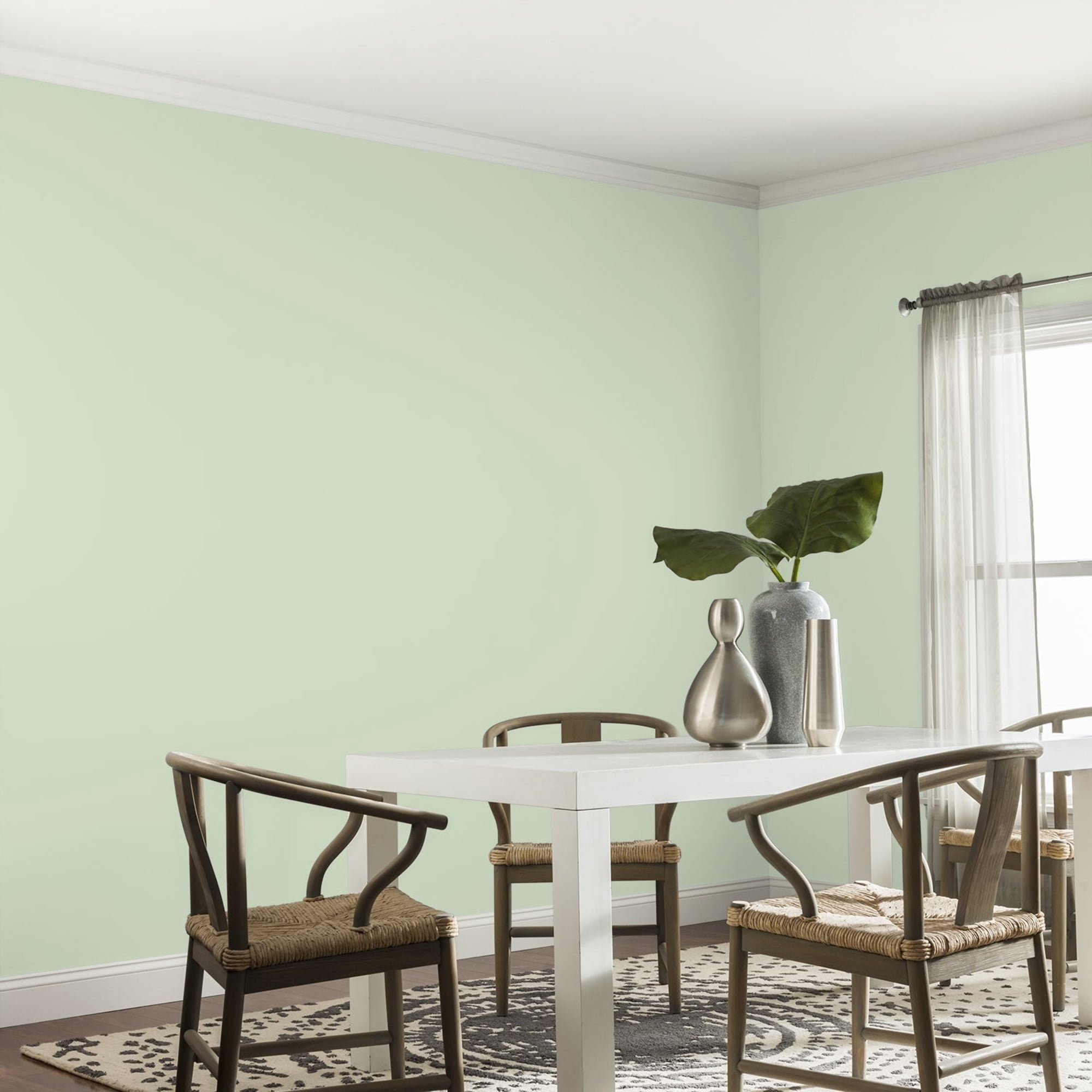 Glidden High Endurance Plus Pale Moss Green Eggshell Interior Paint and Primer, 1 Quart