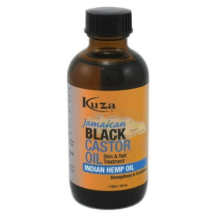 Kuza Jamaican Black Castor Oil Indian Hemp Oil Treatment, 4 Oz , 2 Pack