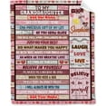 thumbnail image 1 of LHSHID Personlized Granddaughter Blanket from Grandma Grandpa Custom Girl Name Super Soft Flannel Throws Blankets Birthday Gift Elephant Decor for Sofa Bed, 1 of 9