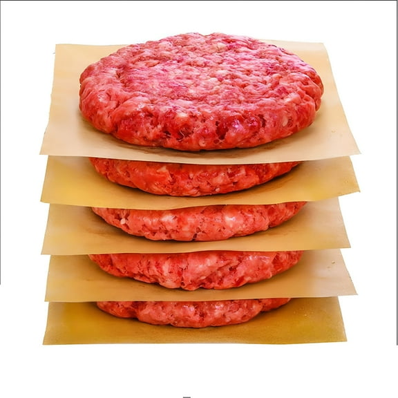 ACDANC 100Pcs Freezer Patty Paper,Non Stick Parchment Paper Squares Sheets for Patty Separate,Burger Press,Ground Beef,Freezing Or Candy Wrappers,Use for Oven,Microwave Or Freezer