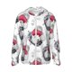 thumbnail image 1 of Balery Cute Poodle Dog Sudadera ligera de manga larga con capucha y protección solar UPF 50+ para hombre y mujer, ideal para pesca y running-Large, 1 of 7