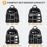 FL Camera Backpack Bag Small - Professional DSLR Camera Bag with ...