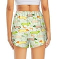 thumbnail image 2 of Lsque Dachshund Dog Puppy Printed Women's Running Shorts with Liner Pockets,Elastic Quick Dry Workout Athletic Gym Yoga Shorts,Womens High Waist Shorts-XX-Large, 2 of 9