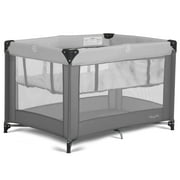 Dream on Me Zazzy Portable Play yard with Bassinet, Gray, Unisex