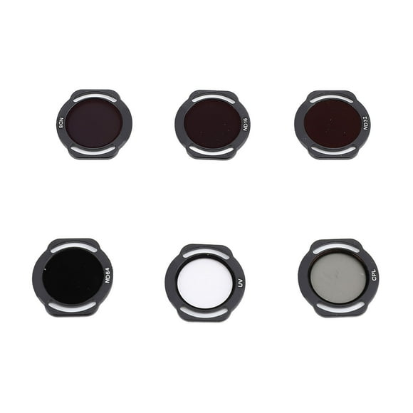 Juego De Filtros UV CPL ND, 6 Uds., A Prueba De Agua, Ajuste Seguro, Marco De aleación De Aluminio, Filtros De Lente De Cámara Drone Para Fotografía