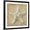 Black Frame, variant on Art.com Sepia Shell I Art Print by Judy Stalus, White Frame Wall Art, 21" x 21"