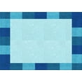 thumbnail image 1 of Ahgly Company Machine Washable Indoor Rectangle Transitional Blue Area Rugs, 2' x 3', 1 of 7