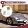 thumbnail image 2 of Ofertas Únicas 1 Juego de Tuercas de Bloqueo de Rueda para Porsche Cayenne Cayman 23 Dientes #69 Llave de Extracción de Tuercas con Adaptador de 19 mm, 2 of 7