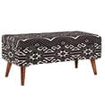 thumbnail image 5 of DeeHome Black and White Upholstered Storage Bench, 5 of 6