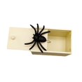 thumbnail image 3 of Caja de madera de juguete de miedo, regalos divertidos de miedo, cajas de bromas prácticas divertidas, sorpresa para el escenario Araña, 3 of 9