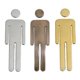 thumbnail image 5 of Toilet Sign 2pcs/set Toilet Men,women Sign 3d Mirror Wall Sticker Door Home Decoration Clear Guidance, 5 of 5