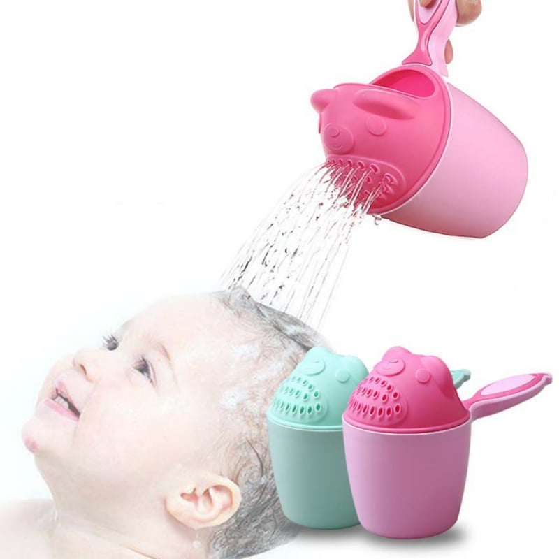Baby Dippers Bath Rinse Cup Shampoo Rinser Shower Sprinkler Spoon
