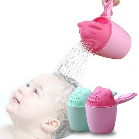 Baby Dippers Bath Rinse Cup Shampoo Rinser Shower Sprinkler Spoon Bathroom Accessories for Baby