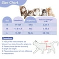 thumbnail image 2 of Unique Bargains Cat Recovery Suit Soft Breathable Cat Surgeries Suit Cat Onesie for Cats After Surgeries Prevents Licking Wounds M White 1Pcs, 2 of 7