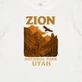 thumbnail image 4 of Inktastic Zion National Park Utah Vintage Landscape Art Boys or Girls Baby T-Shirt, 4 of 5