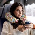 thumbnail image 6 of Disketp Cartoon Owls 1 Travel Pillow Memory Foam Neck Pillow Support Pillow for Camping, Sleeping Rest Cushion Airplane Pillow, 6 of 8