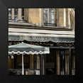 thumbnail image 2 of Kimberly, Allen 12x12 Black Modern Framed Museum Art Print Titled - Paris Cafe 1, 2 of 5