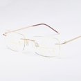 thumbnail image 4 of Gafas de presbicia de doble uso sin marco para hombre, antifatiga, con zoom automático, progresivas, multienfoque, antiluz azul, para presbicia, 4 of 4