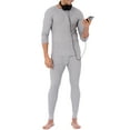 thumbnail image 4 of Fruit of The loom Big Men's Soft Waffle Waffle Baselayer Henley Thermal underwear for Men, 4 of 4