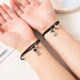 thumbnail image 3 of MHANG Pulsera De Cuerda De Pareja De Astronauta De Estilo Chino Simple Pulsera De Campana Pequeña De Metal De Astronauta De Moda, 3 of 4