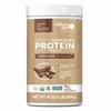 Nature Zen Organic Plant-Based Protein Powder - Sugar & Gluten Free, No Soy, Dairy & Peanuts - Chocolate, 16 Oz. (18 Servings)